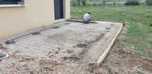 Création d’ une terrasse à RIGNAC